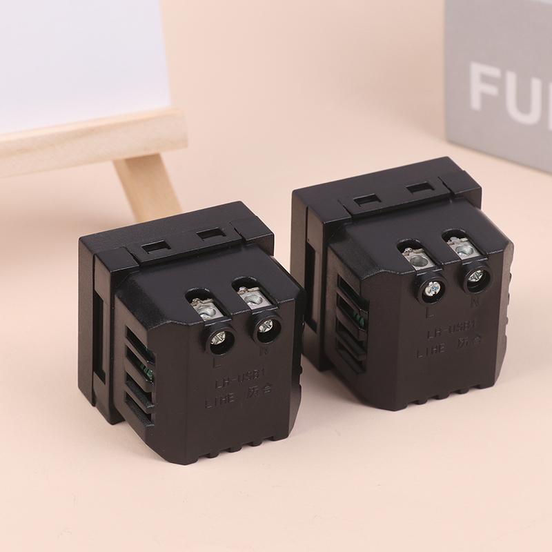 Разъем для панели питания USB Type-C, встроенная настольная розетка USB, розетка переменного тока, зарядный модуль, выход 5 В 2,1 А