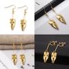 Rohan Kishibe Jojos Bizarre Adventure Alloy Earrings With Electroplated Finish For Cosplay