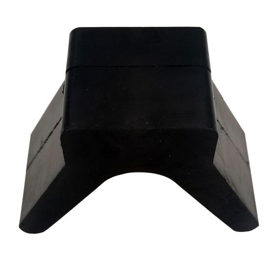 Упор на прицеп для лодки, устойчивая поддержка, V-образная рама для носа с креплением ролика 2 дюйма, ширина 4 дюйма, V-образный проем, не оставляющий следов, защита от ржавчины, упор для носа лодки