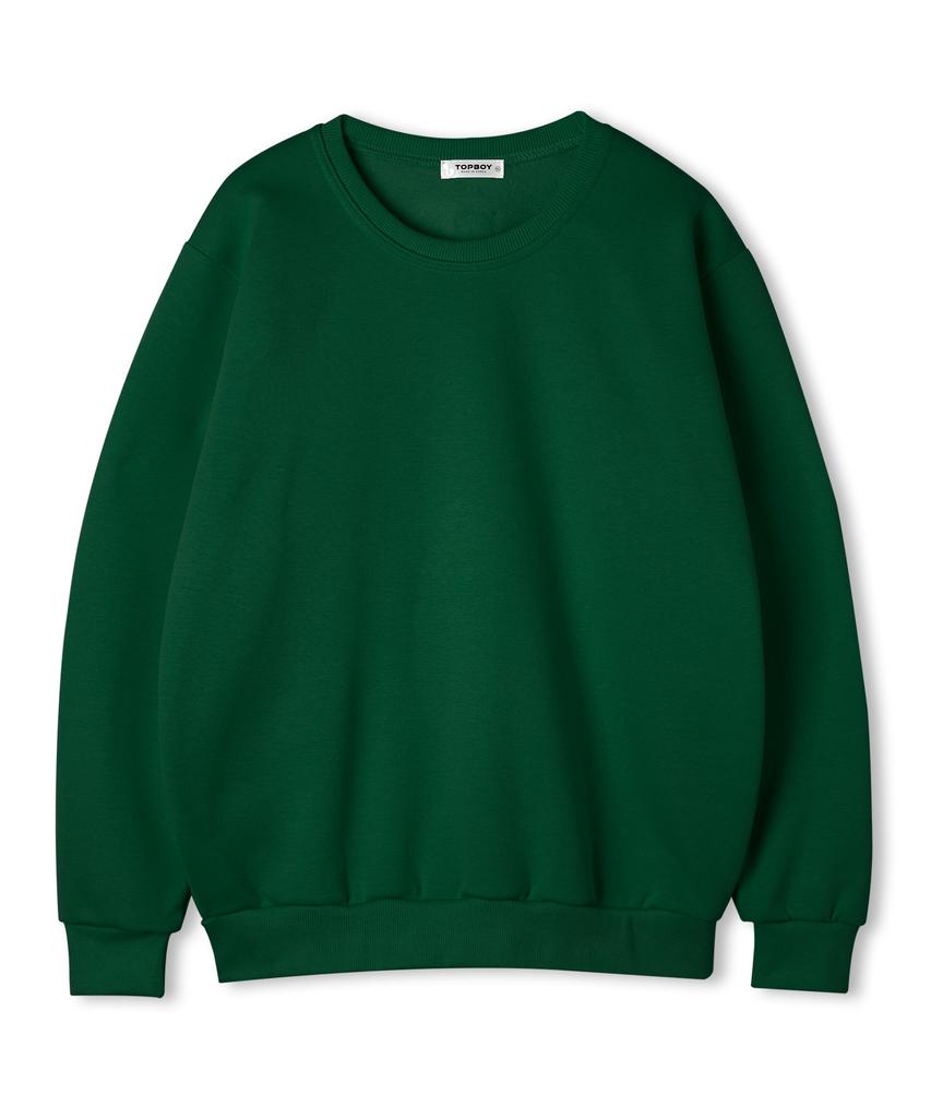 TOPBOY [2Pack] Essential Regular Brushed Sweatshirt 16 Colors (E Type)