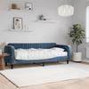 VidaXL Daybed with Mattress Blue 80x200 Cm Velvet 3197031