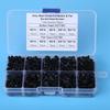 720 Pcs 4mm/6mm/8mm/10mm/12mm M3 Flat Head Screws Carbon Steel Pan Head Hex Screws Hex Button Head Head Cap Bolts