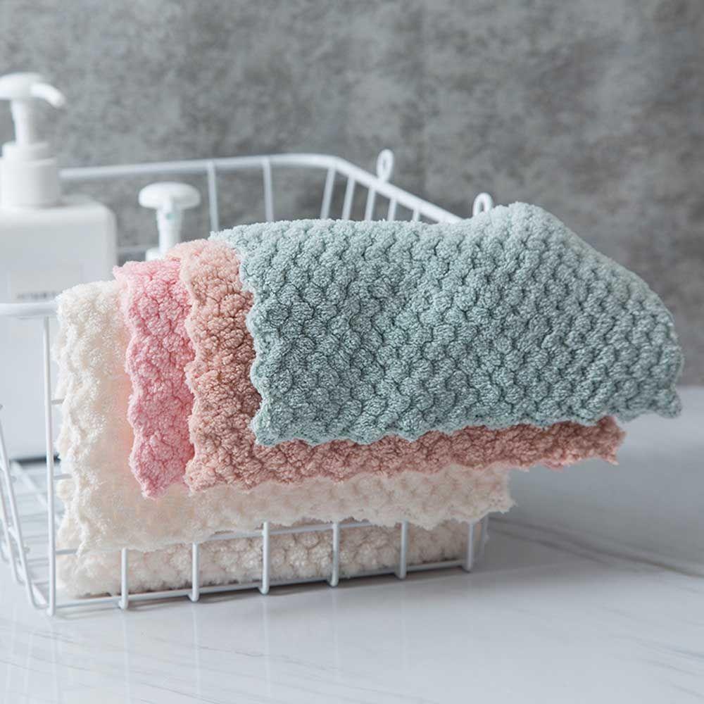 Window Microfiber Kitchen Supplies Absorbent Cleaning Rags Washing Towel Dishcloth Cleaning Cloth