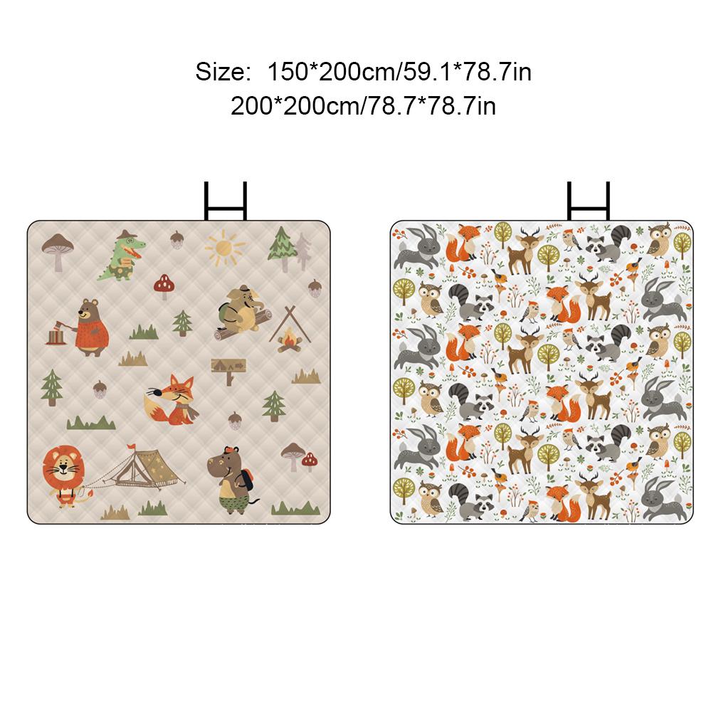 Ткань Оксфорд с различными узорами Легкая и удобная ткань для пикника Коврик для кемпинга Коврик для пляжа на открытом воздухе