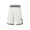 Li Ning Badfive Comfortable Versatile Simple Basketball Shorts Men Bottoms Off-White AAPV023-6