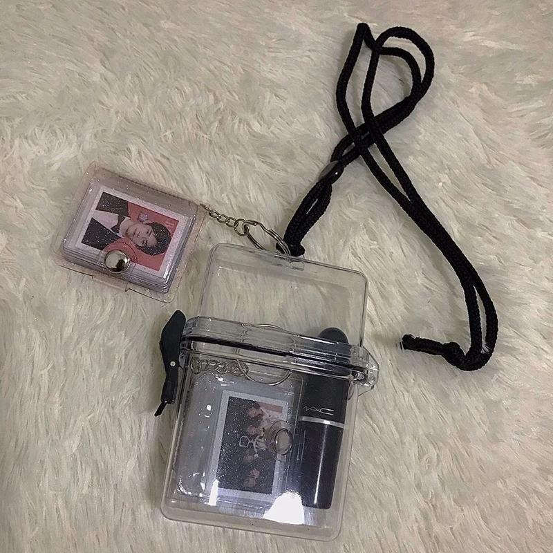 Ins Idol Po Card Storage Box Декоративная коробка для хранения Pocard Водонепроницаемый держатель для сбора изображений Po, коробка-органайзер для сообщений