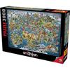 Anatolian The Puzzle of the World 3000pcs (World Map)