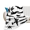 Men's Pilot Gift Blanket Aviation Creative Blanket Super Soft Comfortable Flannel Blanket