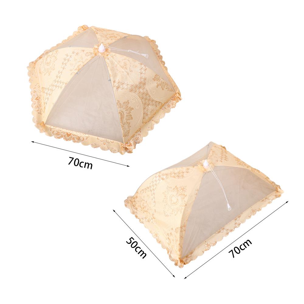 Foldable Odorless Gorgeous Outdoor Kitchenware Food protectant Insect-proof umbrella Food cover