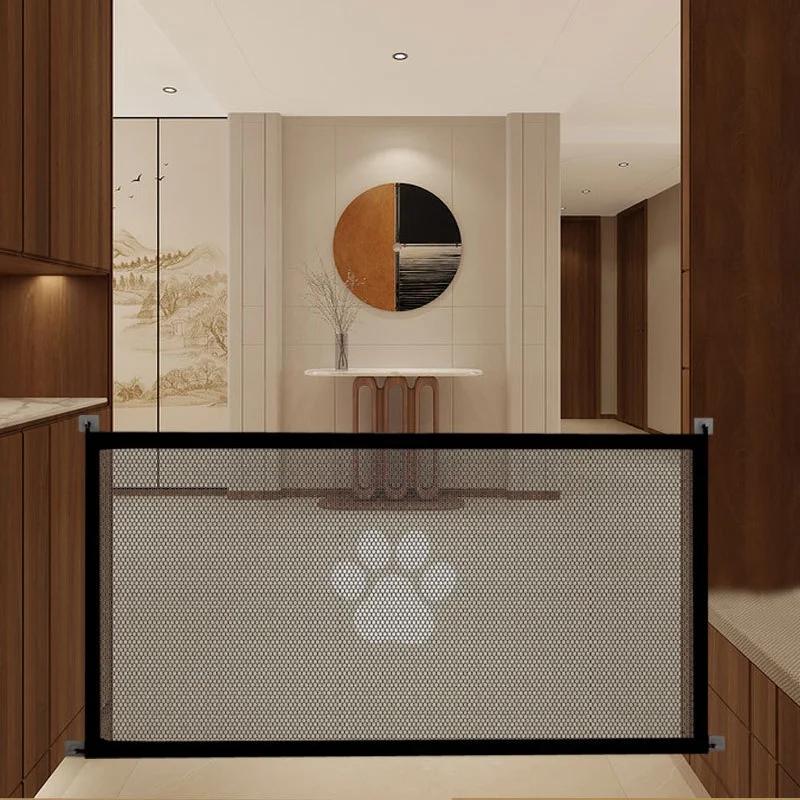 Ограждения для собак с изолированной сетью для домашних животных, складные ворота для лестниц, дышащая сетка, манеж для собак, защитное ограждение, сетка для собак