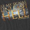 Gladiator Unisex Adult Unleash Hell T-Shirt