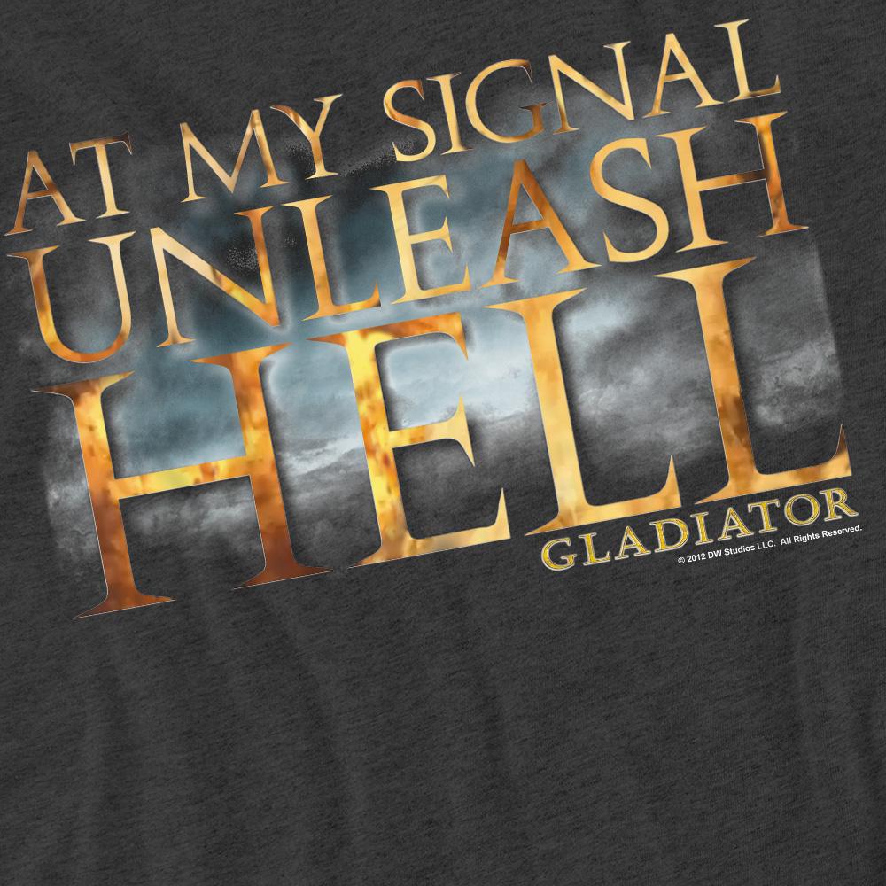 Gladiator Unisex Adult Unleash Hell T-Shirt