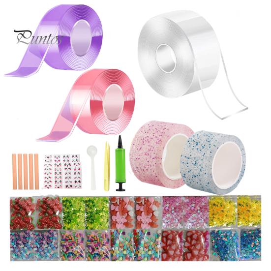 Нанометровая лента, набор пузырей, детская блестящая глина, ручная работа, сделай сам, сжимающая пузырьковая декомпрессионная игрушка, игрушка для облегчения тревоги