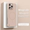 Безрамочный чехол с магнитом, однотонный, для iPhone 17 Air 16 16E 15 14 Plus 13 12 11 Pro Max XS X XR, для Magsafe, ультратонкий, из ПК