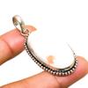 Scolecite Gemstone Handmade 925 Silver Plated Jewelry Pendant 2.08"