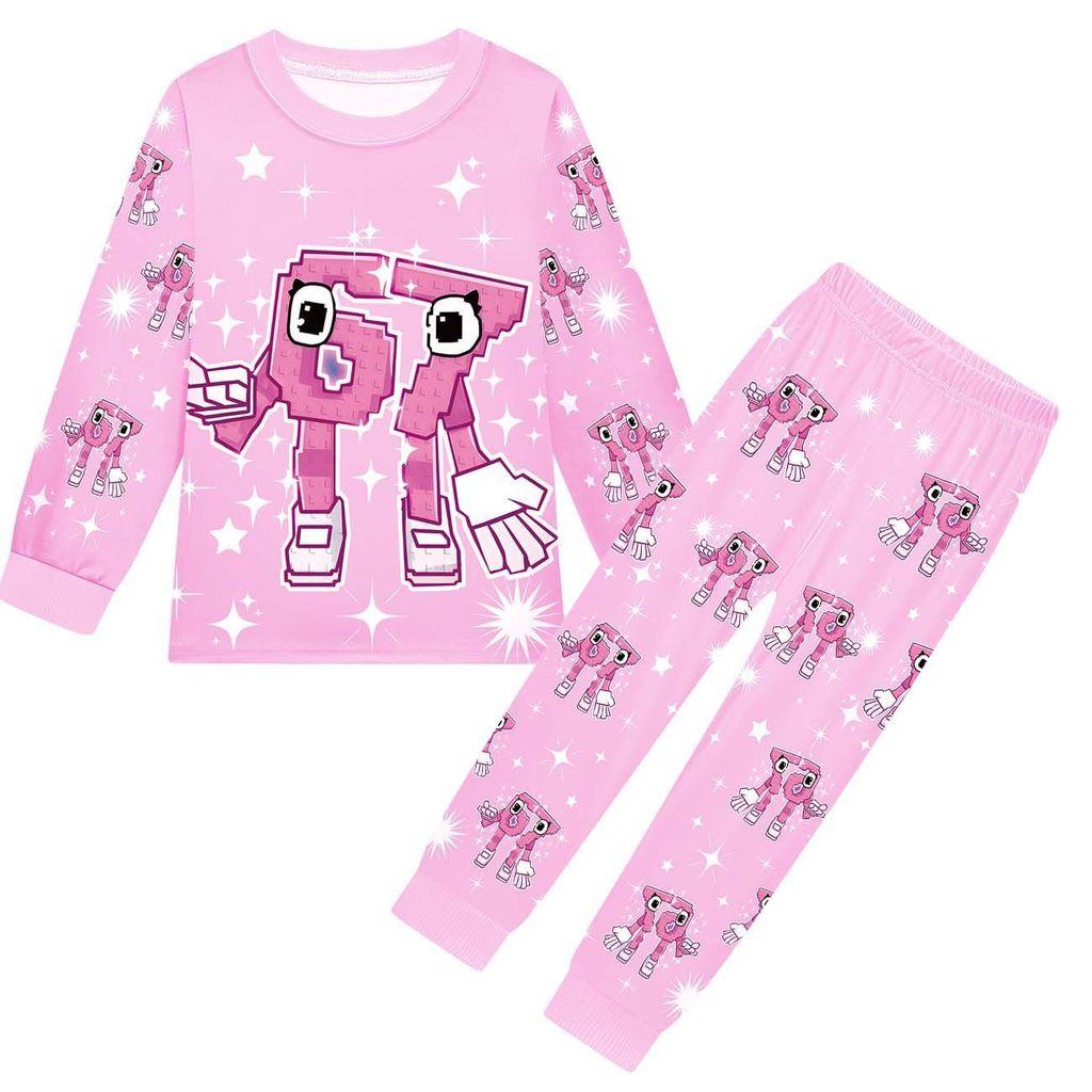 19704 Kids Boys Girls Steal a Brainrot 67 Six Seven Print Long Sleeves T-Shirt Pants Pajamas Sleepwear Sets