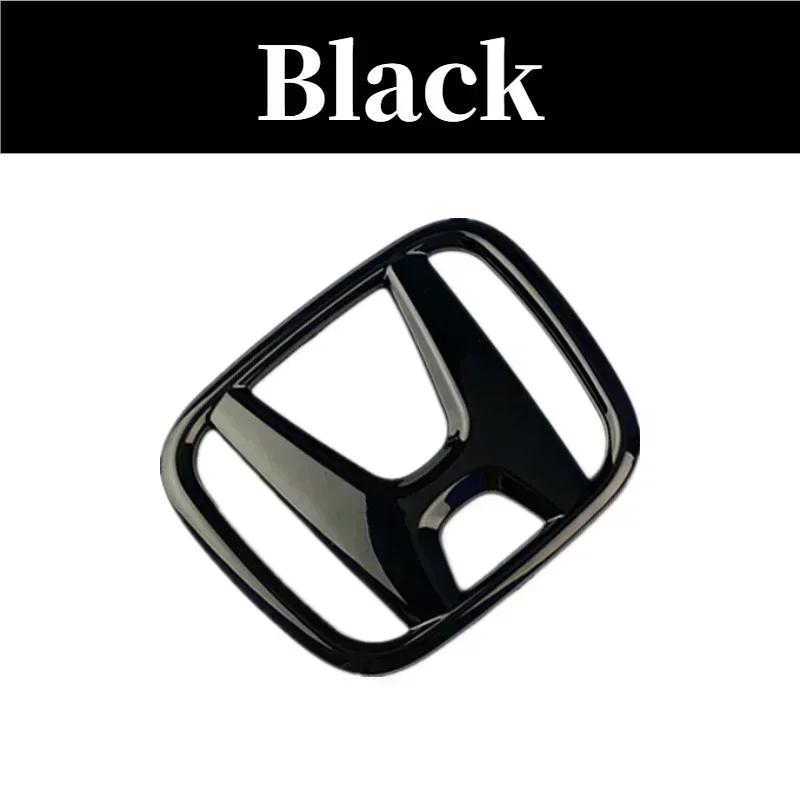 CPD1 ABS Cars Logo Front Grille Rear Trunk Emblem for Honda Accord Civic Type-R CRV HRV FIT Jazz Steering Wheel Stickers Accessories