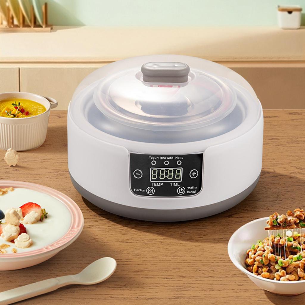 Electric Yogurt Maker Machine with Adjustable Temperature And Time Control 1.2L Multi-Function Yogurt Machine Automatic Yogurt Maker