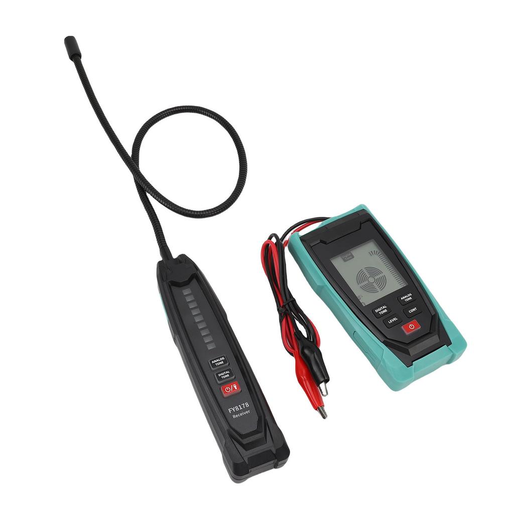 Underground Wire Locator Adjustable Sensitivity Digital Analog Buried Wire Tracer Cable Break Detector