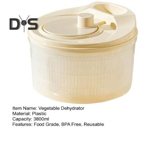 Высокоэффективная центрифуга для сушки овощей с ручкой, не содержит бисфенол А, простая в использовании ручная центрифуга для сушки овощей и салата, корзина для сушки