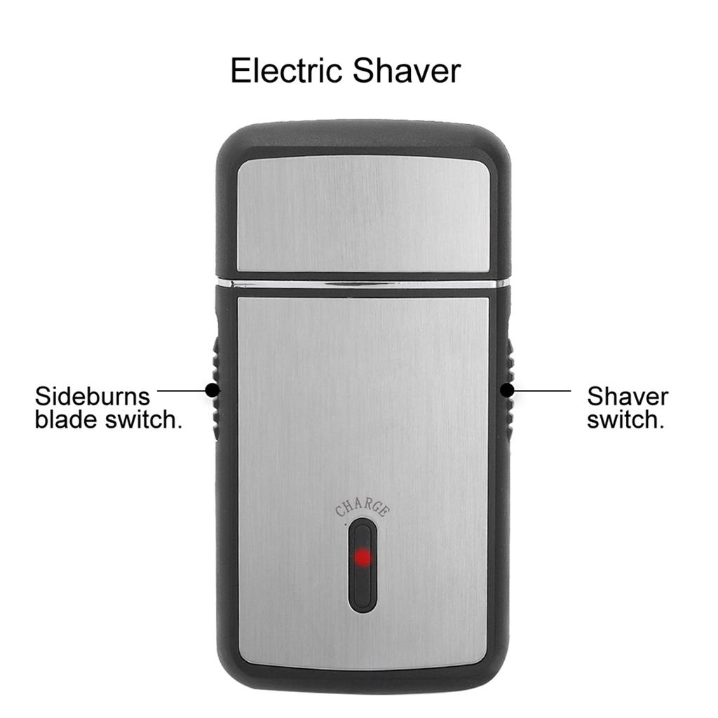 Professional Rechargeable Mini Men Beard Shaver Electric Whisker Razor