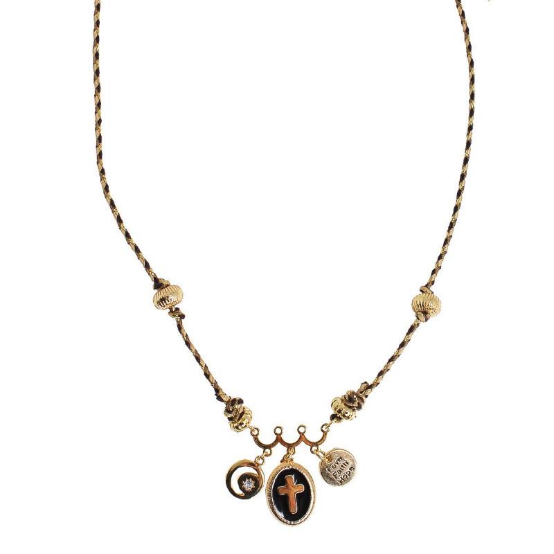 Heart Shape Copper Pendant Necklace With Electroplating For Daily Accessory Gift For Men Women