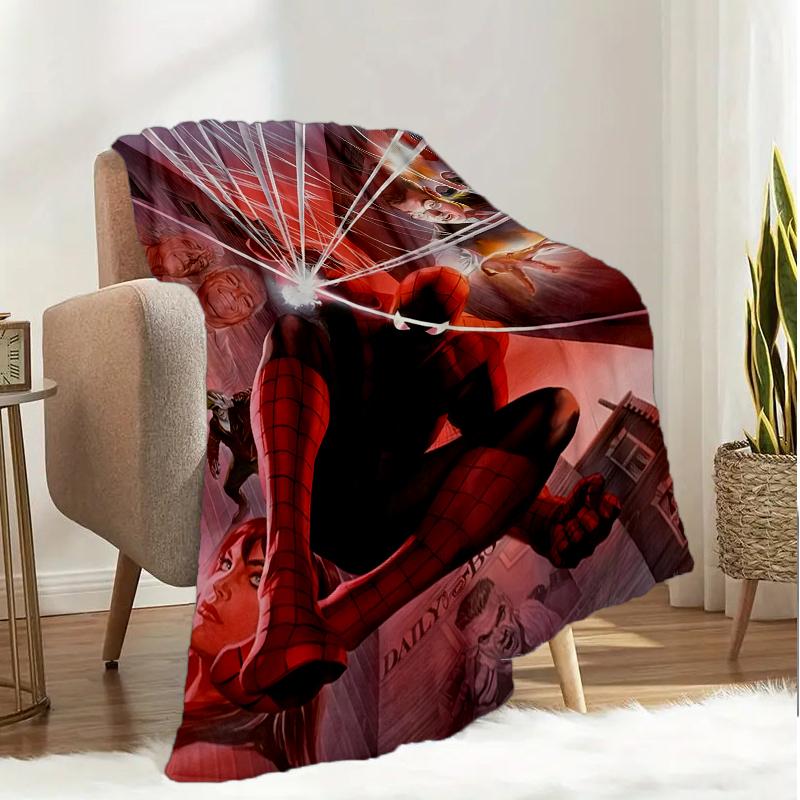 Red Spider Art Blanket Lightweight Ideal Bedding Blanket Perfect for Travel, Camping, Living Rooms, Offices, Sofas, Fan Christmas gift