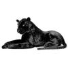 Deluxe Paws Large Black Panther Realistic Stuffed Plush Soft Toy 100cm Xi