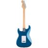 Fender Standard Stratocaster® electric guitar, Laurel fingerboard, white pickguard, Aqua Marine Metallic, with soft case.