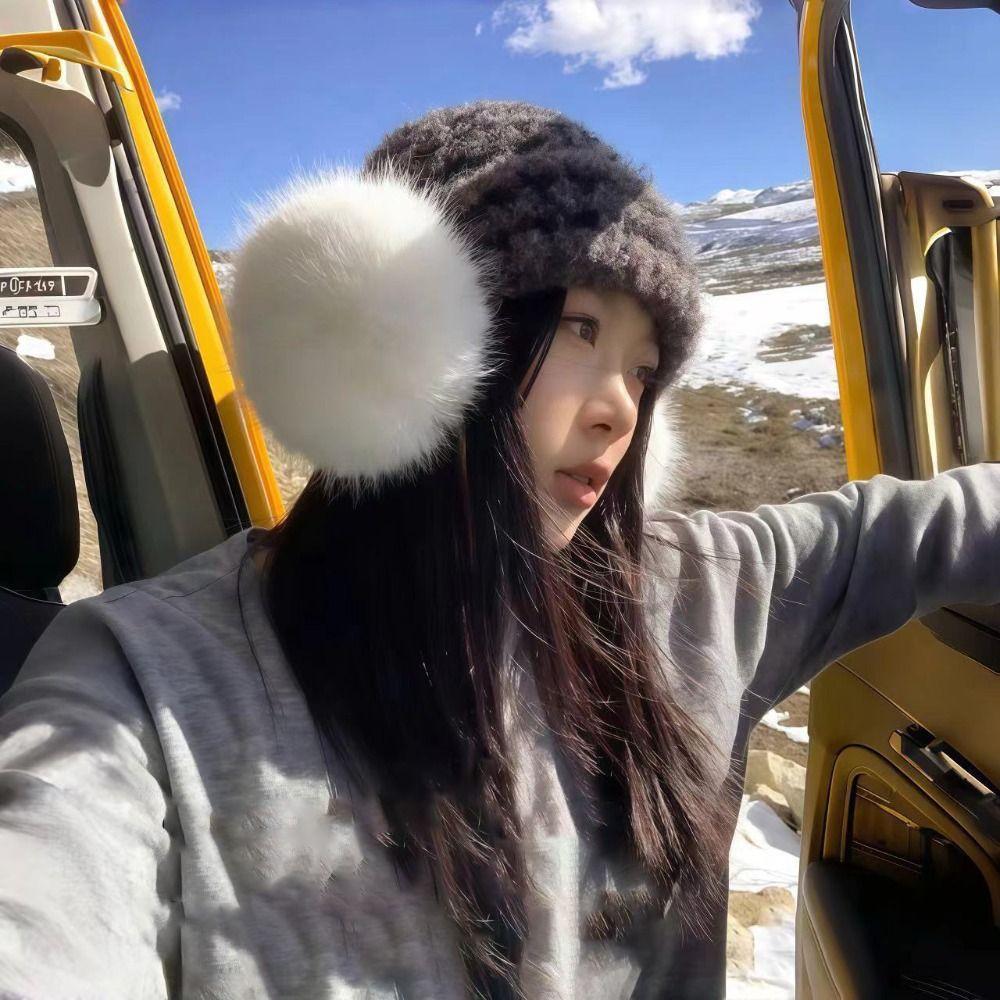 Портативные плюшевые наушники Зимние теплые наушники-наушники для улицы из искусственного меха для женщин и мужчин