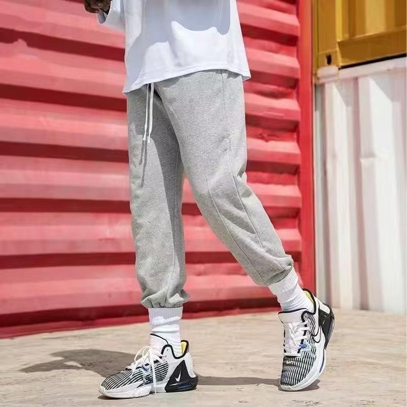 Трендовые спортивные мужские зимние утолщенные американские спортивные штаны со шнуровкой, свободные баскетбольные брюки, прямые