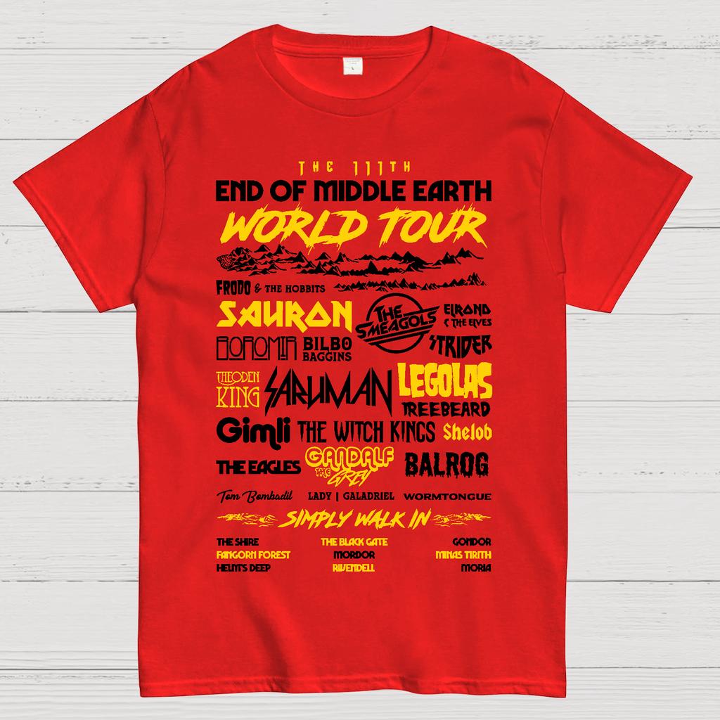 End of Middle Earth Unisex 100% Cotton Summer Casual Cool Loose T-Shirt