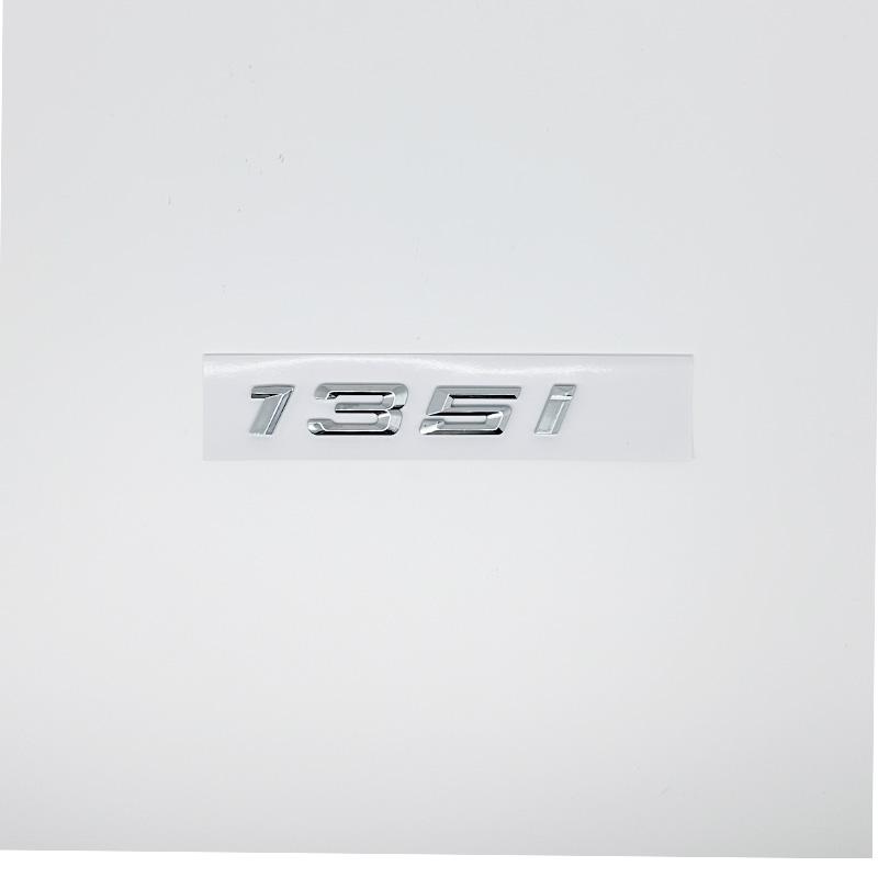 ABS Car Rear Trunk Letters Logo Badge Emblem Sticker For BMW 1 Series 116i 118i 120i 125i 130i 135i 140i E81 E82 E87 E88 F20 F21 up2