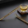 Japanese Tea Tweezers Brass Leaf Tea Scoops New Leaf Spatula  Kitchen Tool