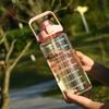 Explosive Transparent Portable Plastic Cup 2000ml Space Cup Outdoor Sports Portable Large Capacity Sports Fitness Water Cup