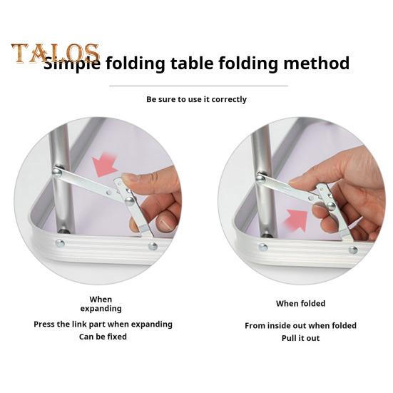 Складной стол для пикника на открытом воздухе, легкий, прочный, алюминиевая рама, бамбуковая столешница, для кемпинга, пешего туризма, походов, барбекю, портативный складной стол