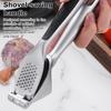 Garlic Press Easy To Clean Heavy Labor-Saving Duty Garlic Mincer Use Handle Garlic Grinder