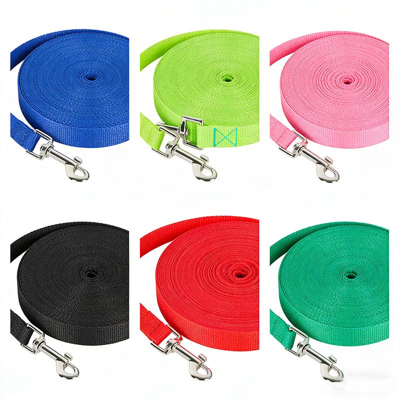 Multi Color Multi Length Dog Training Leash Heavy Duty Durable Extended Rope Pet Walking Lead For All Breeds Outdoor Training