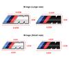 Car M Logo Fender Side Emblem Rear Trunk Badge Sticker Accessories For BMW E34 E46 E39 E38 E90 E60 E36 F30 F30 F10 E92 E38 E91