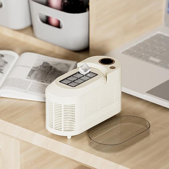 Desktop Ice Maker Machine Food-Grade Large Capacity Low Noise Compact Portable Design Automatic Ice Box Ice Cube Maker