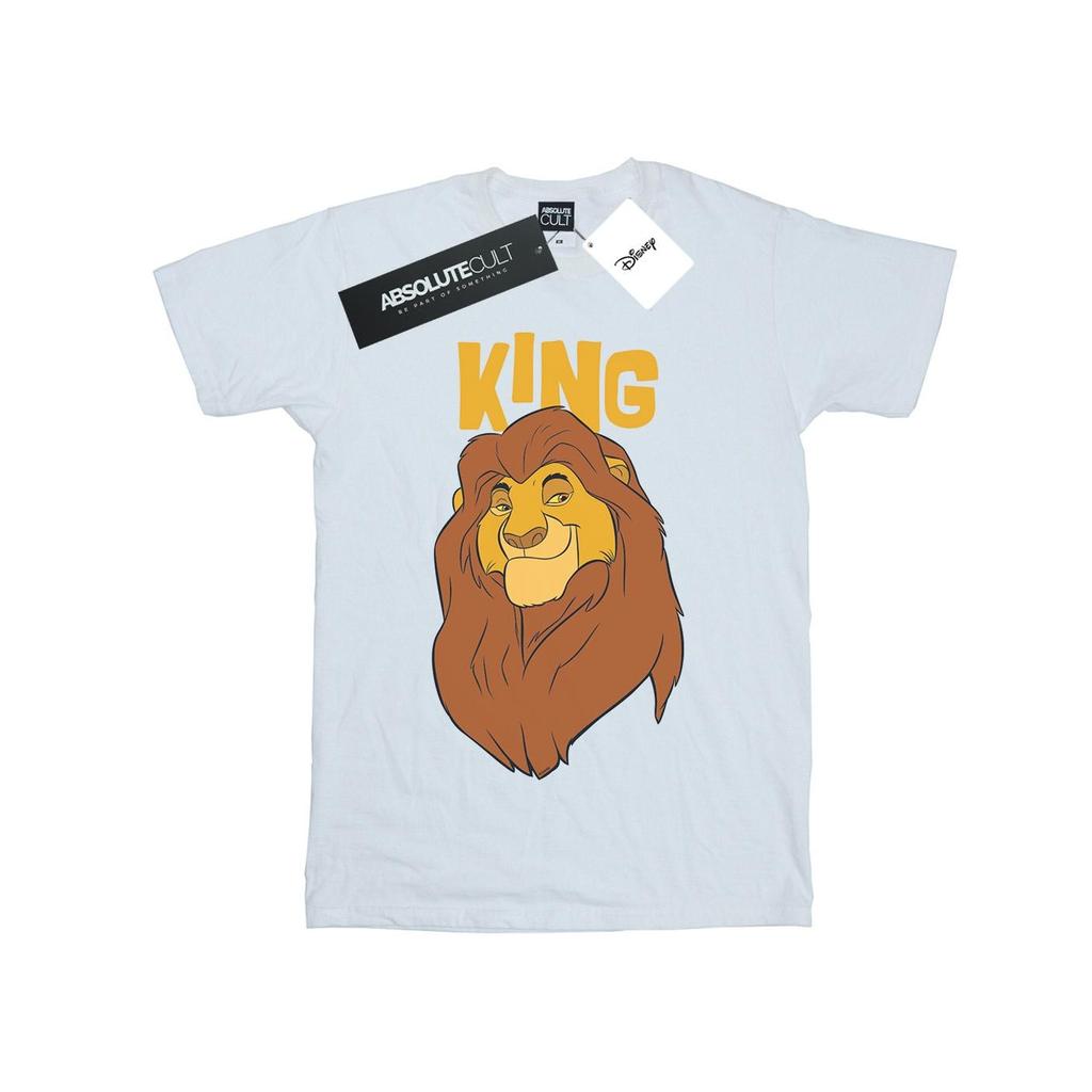Disney Womens/Ladies The Lion King Mufasa King Cotton Boyfriend T-Shirt