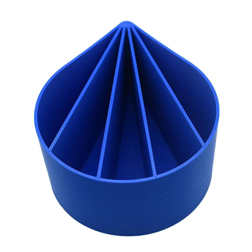 Polylactice Pour Cup 5 каналов для разлива краски, разделенная чашка для заливки жидкости, дерево