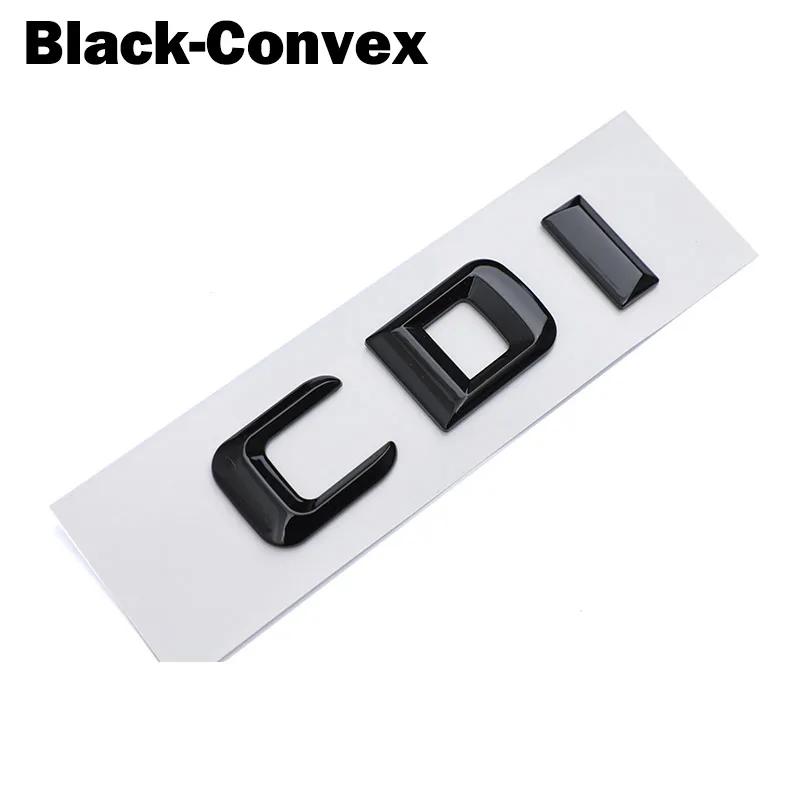 3D ABS Black Chrome Letters For Car Trunk Mercedes Benz A B C E GLK CLS ML 320 220 250 280 CDI Logo Emblem Sticker Accessories