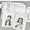 10Pcs  Shiny Laser Heart Card PP Ziplock Bags Kpop Star 3-inch Photo Card Cute Girls Selling Card DIY Packing Pocket