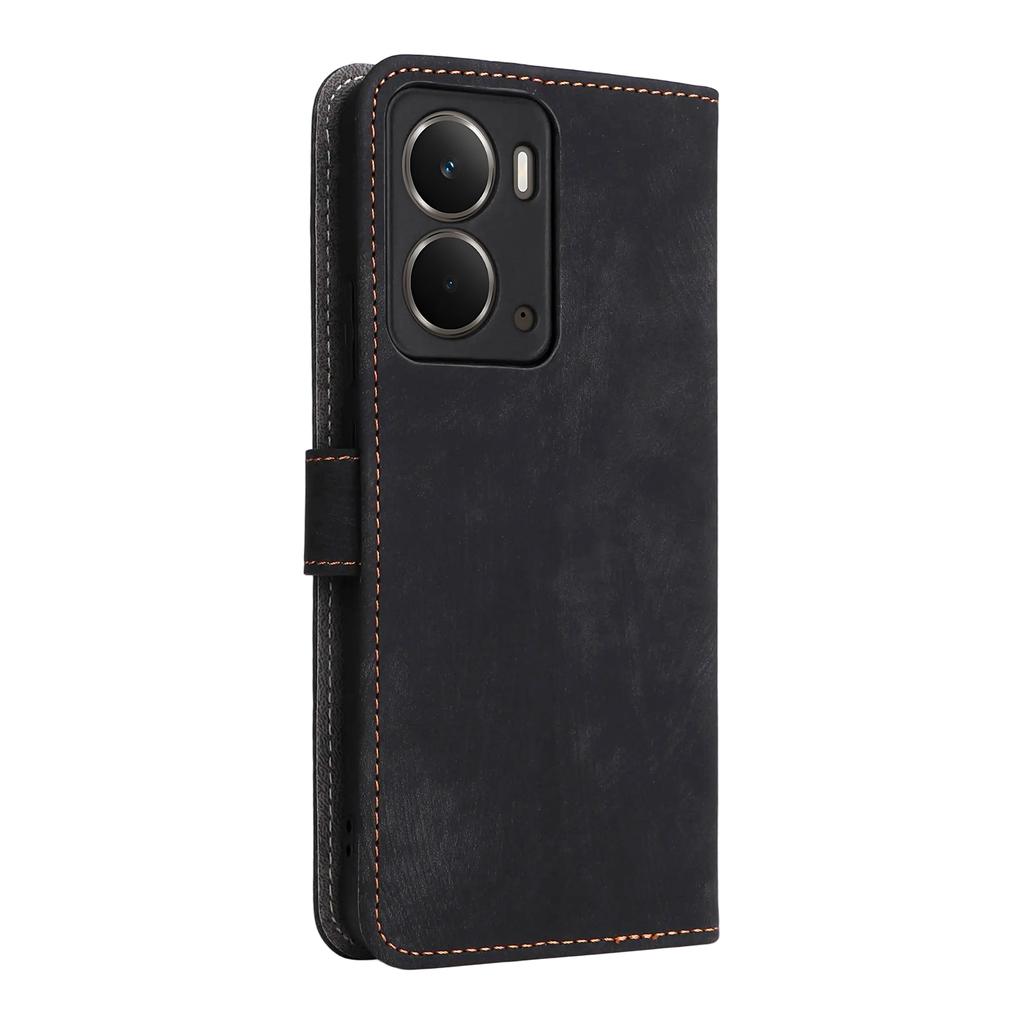 For Realme Neo7x 5G/P3 5G Case Wallet RFID Blocking PU Leather Cover Stand with Strap