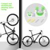 Compact Road Bike Tire Clamp Set with Space-saving Parking Hanger