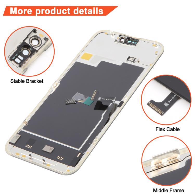 Для iPhone 15 Pro Max DD Мягкий OLED-экран