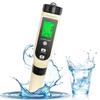 Цифровой измеритель качества воды 4 в 1 Измерительный прибор PH-метр Набор для тестирования качества воды Тестер качества воды ОВП-метр Измеритель окислительно-восстановительного потенциала Автоматический
