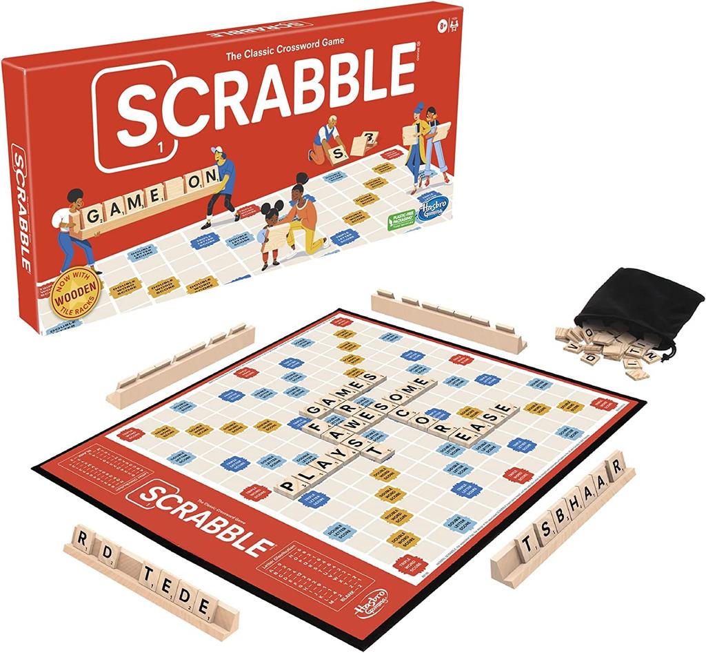 Hasbro Scrabble Scrabble Board Game Can Be Played by People Crossword Game English Version (HASBRO) 2-4 [Item]