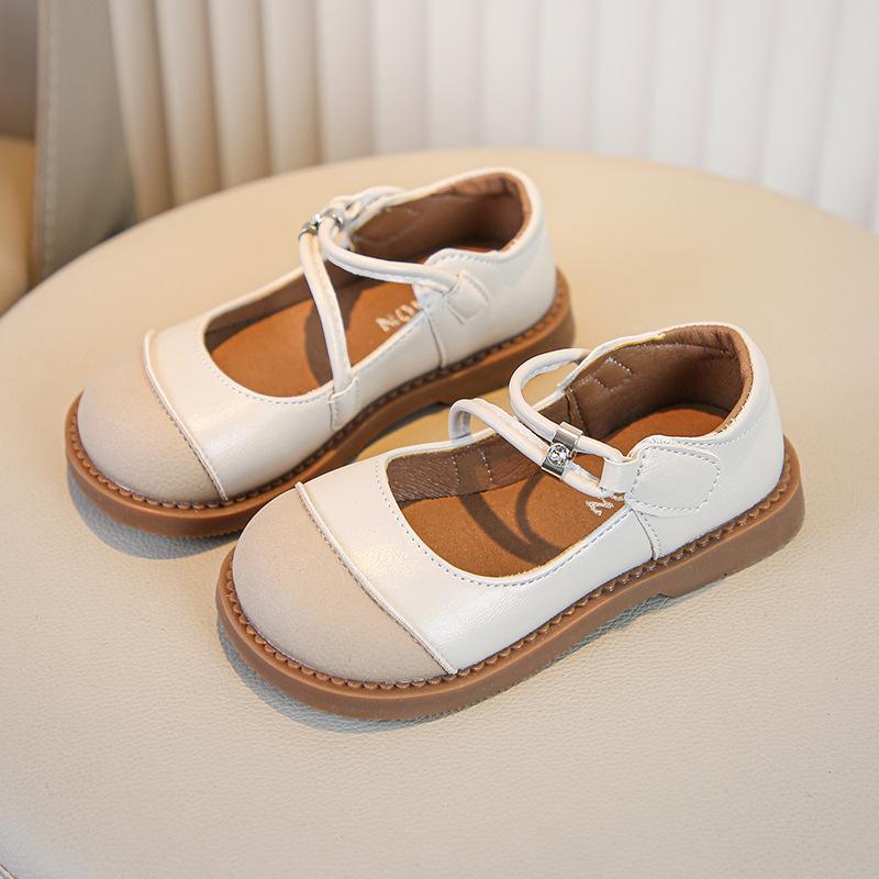 Spring and Autumn New Children's Shoes Fashionable Stylish Baby Princess Wear-Resistant Soft Bottom Girls' Leather Shoes